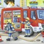 Puzzle plastic pompieri 12 piese